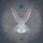 Placeholder: white platinum rabbit with blue third aye and butterfly wings, aboriginal, dot painting, indiginous, dot, mud, dream-time, abstract, dots, natural pigment, extremely sharp detail, finely tuned detail, ultra high definition, 8 k, unreal engine 5, ultra sharp focus, art germ and Paul Lewin and Kehinde Wiley, winter ambiance