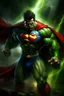 Placeholder: Superman + Hulk Um herói com a força e a resistência do Hulk, mas também com a velocidade e os poderes do Superman. Ele tem a pele verde do Hulk, mas com a capa vermelha e azul do Superman. Seus olhos são vermelhos, como os do Hulk, mas com a visão de calor do Superman. Ele pode voar e disparar raios laser pelos olhos. Ele é um herói poderoso que defende a Terra de qualquer ameaça.