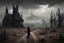 Placeholder: Gothic Western landscape with a haunting presence