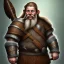 Placeholder: dwarf warrior badger, luxuriant beard, viking haircut