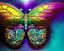 Placeholder: Beautiful mystical butterfly portrait, dark fantasy, romanticism, acrylic paint, chinese painting, magazine, highly detailed, ethereal, otherworldly, backlighting, rays of shimmering light, persian empire, artstation, silver, purple, black, teal, aqua, yellow, olive, vibrant, intricate,