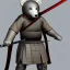 Placeholder: Un ours blanc, anthropomorphique, habillé comme un samurai, portant un katana très detaillé, réaliste, très détaillé, représentation 3d, un maximum de détail