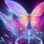 Placeholder: luminous pastel colors, butterfly