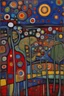 Placeholder: Everyone knows that paintings contain worlds you can fall into; Abstract Art; Hundertwasser