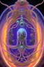 Placeholder: Spiritual sphere with Tentacles over human Head creating reality around, wrapping Tentacles around Human, Dimethyltryptamine