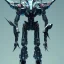 Placeholder: Mecha with metal spider legs his hands are machine guns. Driver is animal