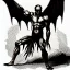 Placeholder: demonlike humanoid with batlike wings clawed hands and huge muscles