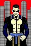 Placeholder: punisher sku;; CITY bank the style of Hiroshi Nagai