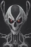 Placeholder: alien skull, scifi anime style