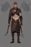 Placeholder: celtic viking warrior with tribal tattoos and cloak