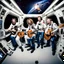 Placeholder: A rock band in the International Space Station