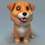 Placeholder: Cute dog 3D