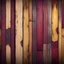 Placeholder: Hyper Realistic maroon & golden grungy multicolored broken wooden planks with rustic texture & vignette effect