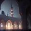 Placeholder: Islamic mosque app layout, hdr, uhd, 8k, dof, perspective view, pivot on triumph, by paul meijering