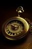 Placeholder: Generate a high-resolution image of a vintage pocket watch with intricate gold detailing, placed on a rich mahogany background."