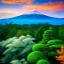 Placeholder: Koyasan, Japan,aerial view,cloudy,extremely detailed digital painting, high resolution,8k, realistic, beautiful, volumetric lighting, mystical colors ,perfectly centered image, perfect composition, rim light, beautiful lighting,masterpiece, stunning scene, raytracing, anatomically correct, in the style Van Gogh and robert e howard and Ken Kelley and Ohrai Noriyoshi and Simon Bisley and tomzj1.