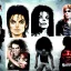 Placeholder: Michael Jackson Iron Maiden, zombie, hache