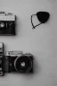 Placeholder: Minimalist art of an old camera