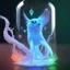 Placeholder: Closeup of a spectre in a magic glass, levitated lab equipment, 4k, Highly Detailed, Masterpiece, perfect eyes, Digital Illustration, Cinematic Lighting, Realistic, Sharp Focus, Centered, Beautifully Lit, Bioluminescent by Stanley Artgerm Lau