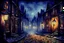 Placeholder: Prompt: a lantern glowing softly on a cobblestone street, mist swirling, with old Victorian houses lining the path, watercolor, mysterious, nocturnal