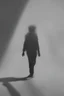 Placeholder: a distressing image of a person walking, shadow trailing them, but the shadow is psychotic