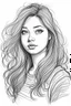 Placeholder: drawing sketches beautiful girl