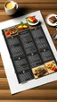 Placeholder: restaurant menu