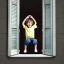 Placeholder: child alone window jump