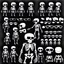 Placeholder: skeleton whit cool sunglasses, GG emotes, sprite sheet