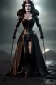 Placeholder: portrait of lisa ann as evil queen in black leather gown, leather, angry, stern look, volumetric lighting, particales,highly detailed,cinematic, deep colours,8