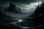 Placeholder: dark fantasy landscape