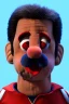 Placeholder: Waist up muppet Portrait, Nicolas maduro us muppet doll, Venezuelan president, tracksuit red blue and yellow, mustache, photo studio, red background, unreal engine 5, concept art, art station, ray tracing, lumen lighting, ultra detail, volumetric lighting, 3d.