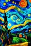 Placeholder: Para dibujar "La Noche Estrellada" de Van Gogh, puedes utilizar colores complementarios como el azul y el naranja. Elige un tono azul oscuro para el fondo y crea un cielo estrellado con pinceladas en tonos más claros de azul. Agrega elementos como árboles o montañas en silueta utilizando tonos naranjas para contrastar con el fondo azul. Esto ayudará a expresar una emoción de tranquilidad y misterio en tu dibujo.