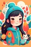 Placeholder: generate a cute gouache illustration