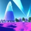 Placeholder: Blue futuristic cristal tower in a flowery countryside, glitter pink in a galactic ambiance, delicate colors in the foreground, full of details, smooth, light effect，vaporwave colorful, smooth, extremely sharp detail, finely tuned detail, ultra high definition, 8 k, unreal engine 5, ultra sharp focus