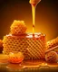 Placeholder: honeycombs and royal jelly