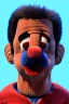 Placeholder: Waist up muppet Portrait, Nicolas maduro us muppet doll, Venezuelan president, tracksuit red blue and yellow, mustache, photo studio, red background, unreal engine 5, concept art, art station, ray tracing, lumen lighting, ultra detail, volumetric lighting, 3d.