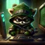 Placeholder: Teemo from League of Legends, as a hacker