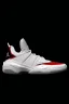 Placeholder: A red Jordan nfl sneaker, futuristic and amazing