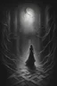 Placeholder: "Cacophonic Shadows" Depict shadows dancing with dissonant beats in a haunted dimension, where reality itself is fractured. Create an image where the relentless assault of sound leaves eerie trails echoing through the corridors. "Phantom Pulse"