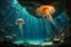 Placeholder: A mysterious underwater cave, rock formation, glowing jellyfish, strange aquatic creatures, art by Lucas Graciano. fantasy concept art, exquisite realism, a masterpiece, dynamic lighting, hyper detailed, intricately detailed, deep color, Unreal Engine, volumetric lighting , Epic cinematic brilliant stunning intricate meticulously detailed dramatic atmospheric maximal,