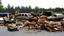 Placeholder: the deceased fawn's family deer raid moving truck company parking lot making a lot of destruction like mobster style