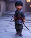 Placeholder: little boy samurai. shadows, Brent Weeks, Night Angel, cobblestone street alley, highly detailed, hyper-detailed, beautifully color-coded, insane details, intricate details, beautifully color graded, Cinematic, Color Grading, Editorial Photography, Depth of Field, DOF, Tilt Blur, White Balance, 32k, Super-Resolution, Megapixel, ProPhoto RGB, VR, Halfrear Lighting, Backlight, non photorealistic rendering