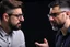 Placeholder: A picture of two people exchanging criticism in a constructive and respectful manner, with a bewilderment behind them 4k