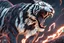 Placeholder: Venom beast in 8k anime cgi artstyle, white tiger them, neon effect, close picture, full body, apocalypse, intricate details, highly detailed, high details, detailed portrait, masterpiece,ultra detailed, ultra quality