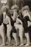 Placeholder: Four Ziegfeld Girl on short jeans