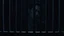 Placeholder: close up parallel prison bars in foreground, hidden human face partially visible through the window bars, dark prison cell behind him, vertical shadows in background, ultra realistic, dark atmosphere, high contrasts, cinematic