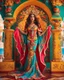 Placeholder: Gorgeous photography full body Beautiful super model Mexican dressing Lady Angel colorful art conceptual, amazing artwork, hyper detailed, ultra maximalist quality, 12k , close-up portrait,crystal ornaments vbackground