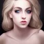 Placeholder: a princess with a lot of makeup, and beautiful blonde hair style, dramatic, dramatic lighting, volumetric lighting, hyperrealism, 8k, high quality, photorealistic, lot of details