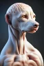 Placeholder: bald alien dog,magnificent, majestic, highly intricate, Realistic photography, incredibly detailed, ultra high resolution, 8k, complex 3d render, cinema 4d.